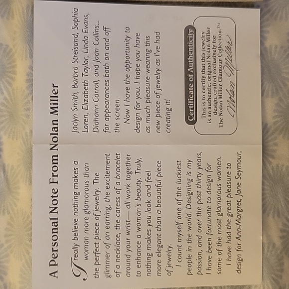 NOLAN MILLER SILVER ROSE PIN - Picture 2 of 4